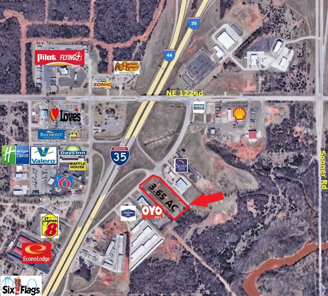 Primary Photo Of N I-35 Service Rd & 122nd St., Oklahoma City Land For Sale