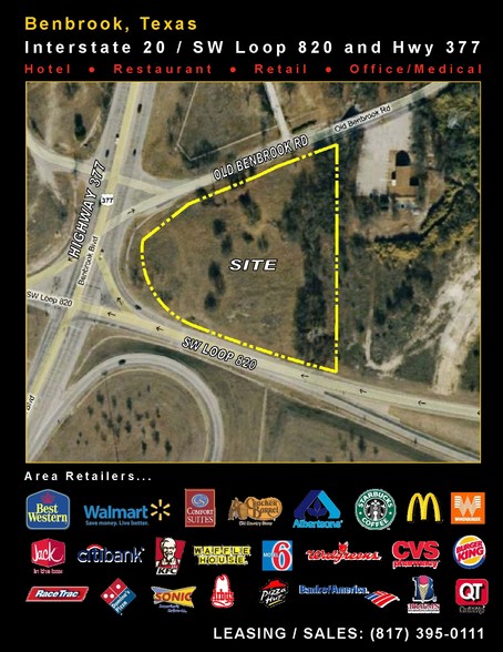 Primary Photo Of Loop 820 @ Hwy 377 S @ I-20 Hwy W, Benbrook Land For Lease