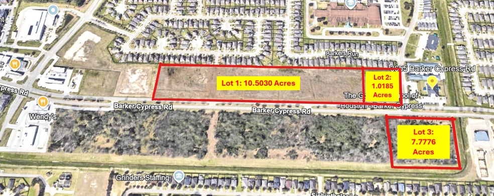 Primary Photo Of 3450 Barker Cypress Rd, Houston Land For Sale