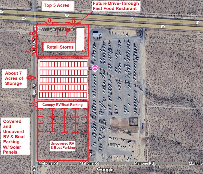 Primary Photo Of 7930 Arizona 68, Golden Valley Land For Sale