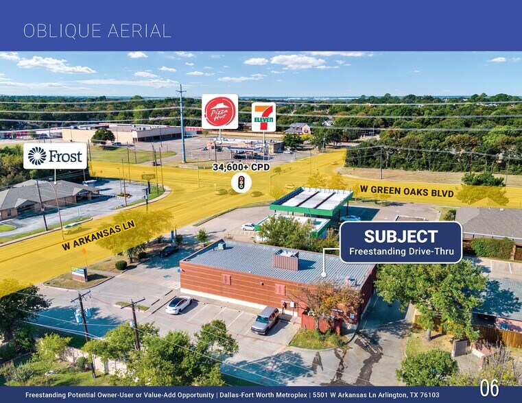 5501 W Arkansas Ln, Arlington, TX 76016 Freestanding For Sale