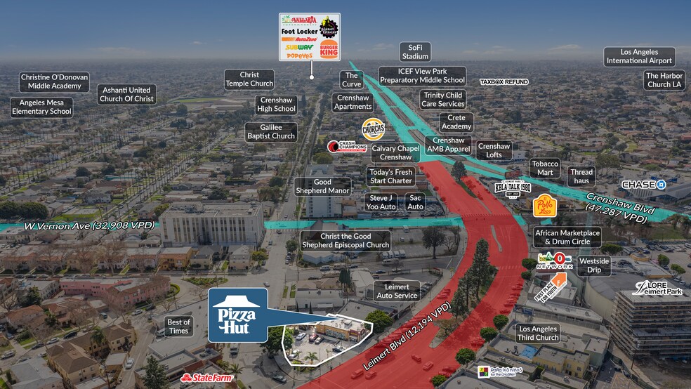 More Photos Of 4356 Leimert Blvd, Los Angeles Restaurant For Sale