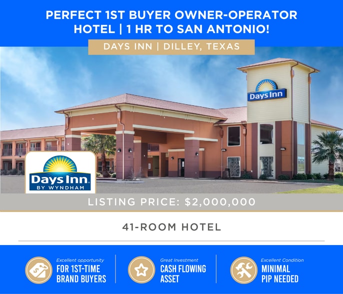 Primary Photo Of 16361 S Interstate Highway 35, Dilley Hotel For Sale