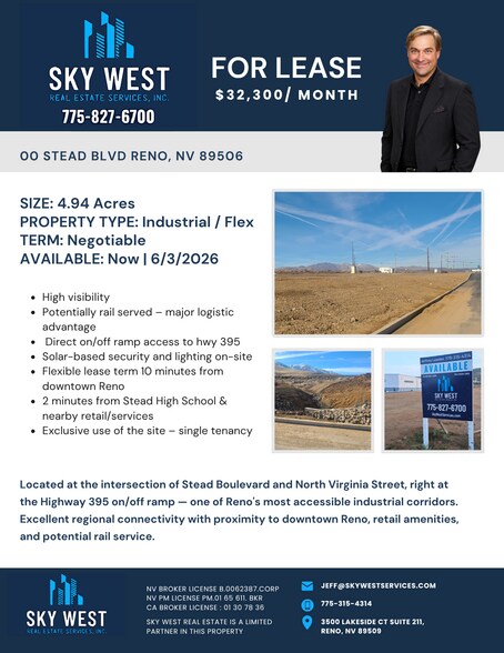 More Photos Of 00 Stead Blvd, Reno Warehouse For Lease