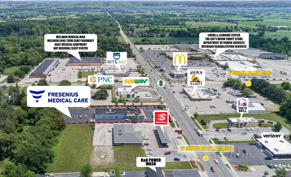 More Photos Of 1536 W Center Rd, Essexville Medical For Sale