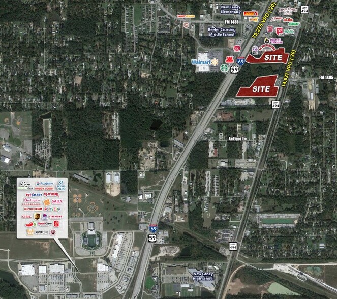 Primary Photo Of US 59 & Loop 494, New Caney Land For Sale