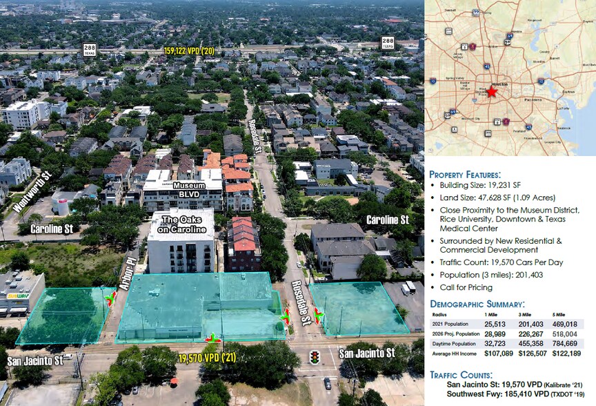 More Photos Of 4811-4825 San Jacinto St, Houston Land For Sale