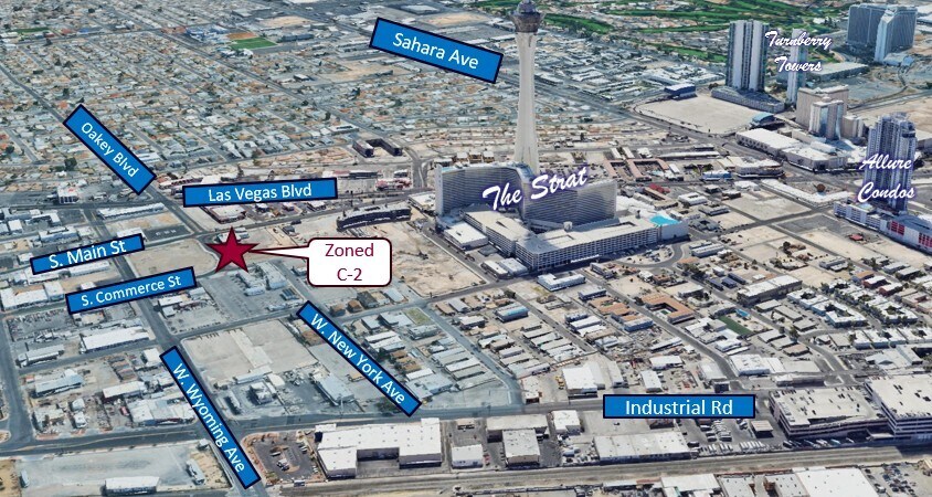 Primary Photo Of 90 W Oakey Blvd, Las Vegas Land For Sale