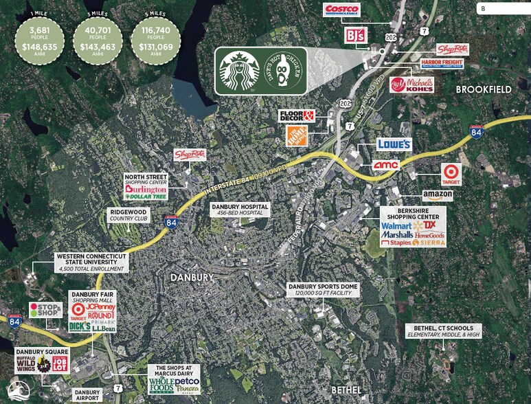 More Photos Of 112 Federal Road, Brookfield Storefront For Sale