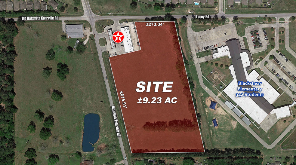 Primary Photo Of Lacey Rd & Hufsmith Kohrville Rd @ Lacy Road, Tomball Land For Sale