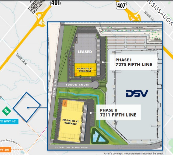 More Photos Of 7211 Fifth Line, Milton Warehouse For Lease