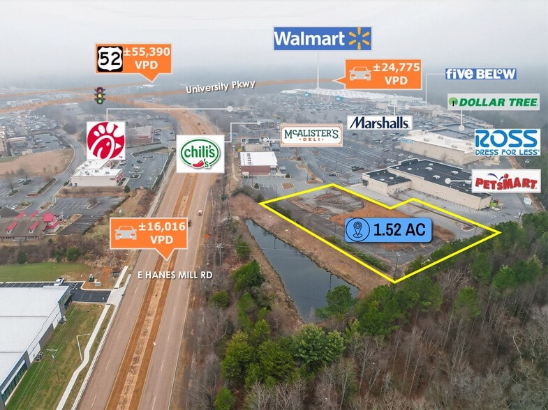 More Photos Of 3320 E Hanes Mill Rd, Winston-Salem Land For Sale