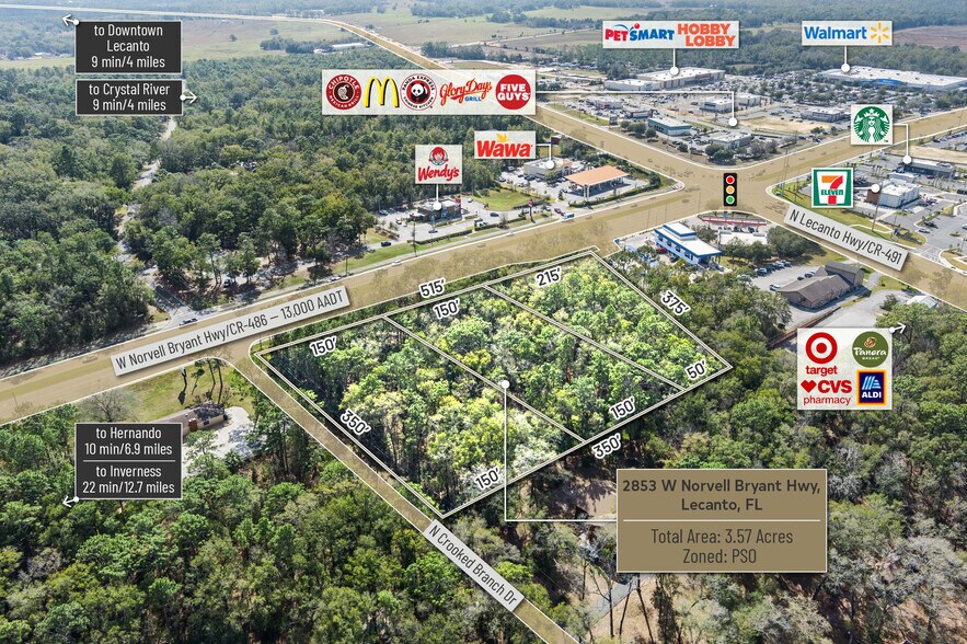 More Photos Of 2853 W Norvell Bryant Hwy, Lecanto Land For Sale