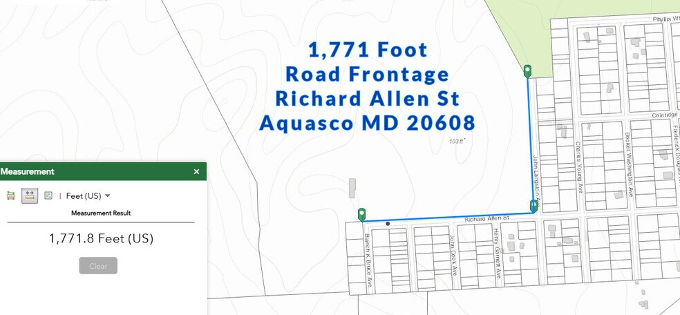 More Photos Of Richard Allen St, Aquasco Land For Sale