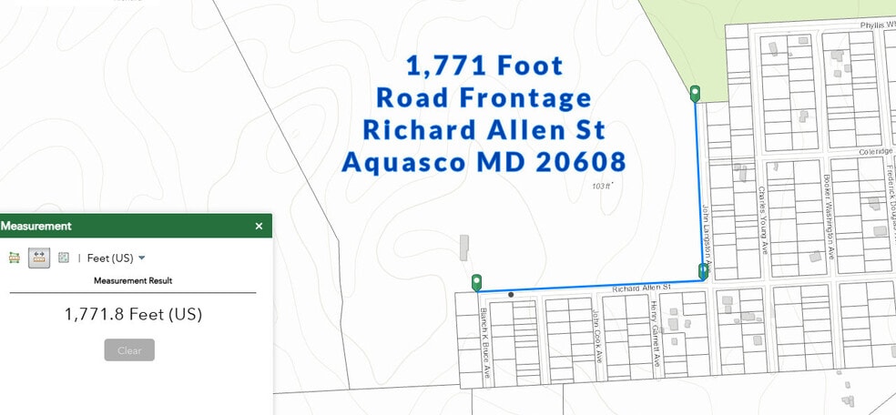 More Photos Of Richard Allen St, Aquasco Land For Sale