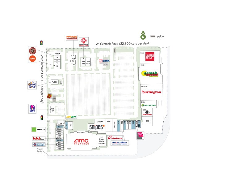 More Photos Of 4601-4779 W Cermak Rd, Cicero Unknown For Lease