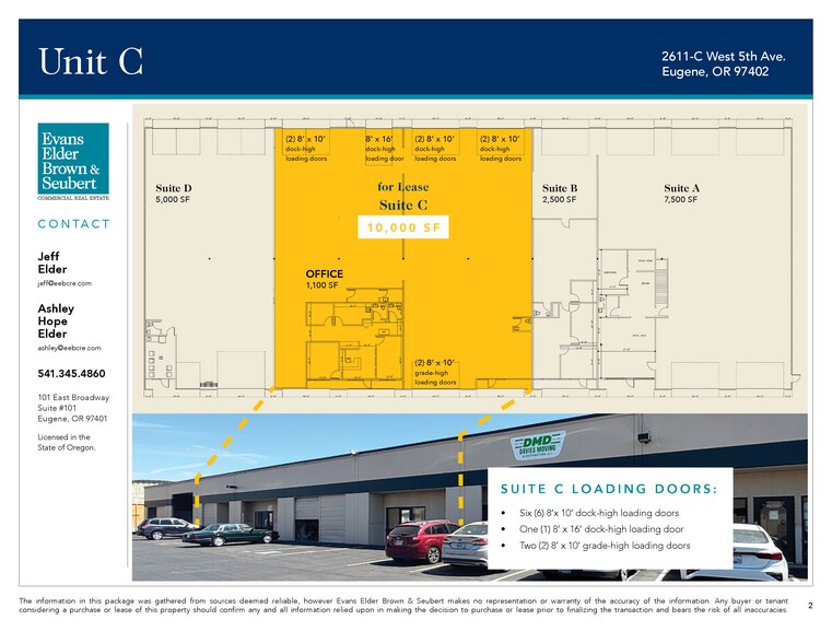 More Photos Of 2611 W 5th Ave, Eugene Warehouse For Lease