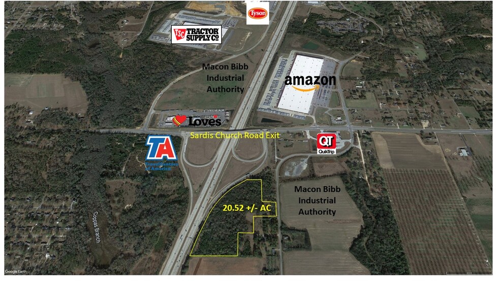 Primary Photo Of 7231 S Nowell Rd, Macon-Bibb Land For Sale