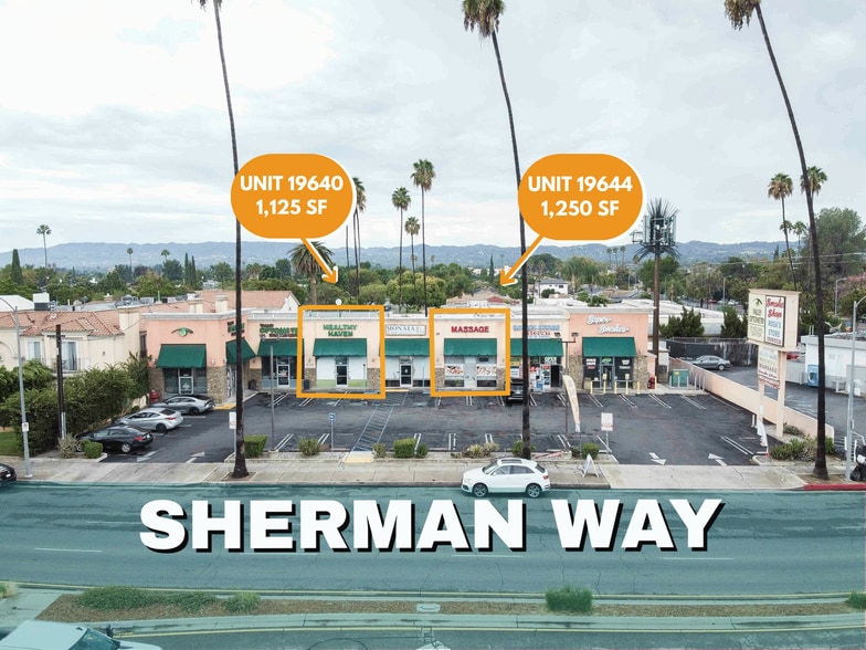 Primary Photo Of 19636-19648 Sherman Way, Reseda Storefront For Lease