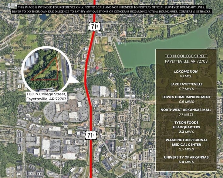 More Photos Of N College Ave, Fayetteville Land For Sale
