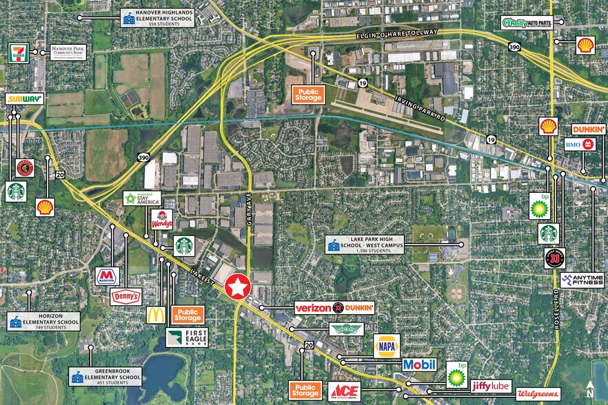 More Photos Of 823 W Lake St, Hanover Park Service Station For Sale