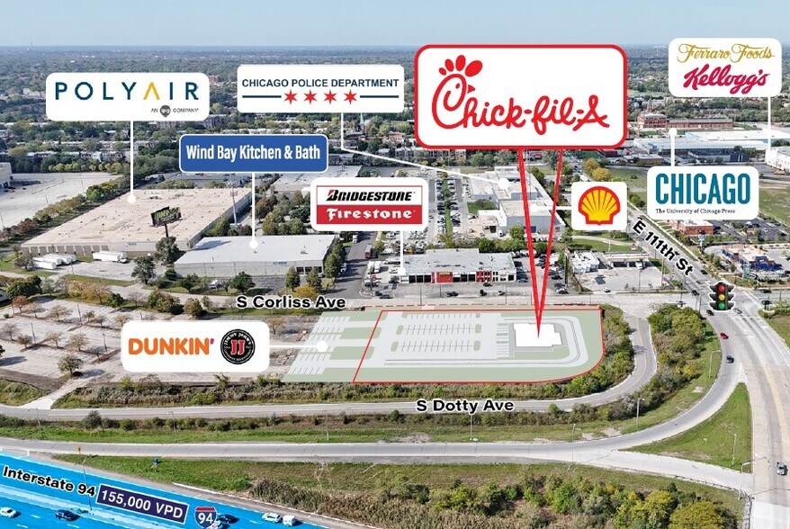 More Photos Of 11131 S Corliss Ave, Chicago Fast Food For Sale