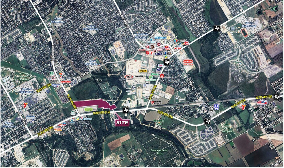 More Photos Of FM 3009 & FM 78 @ 78, Schertz Land For Sale