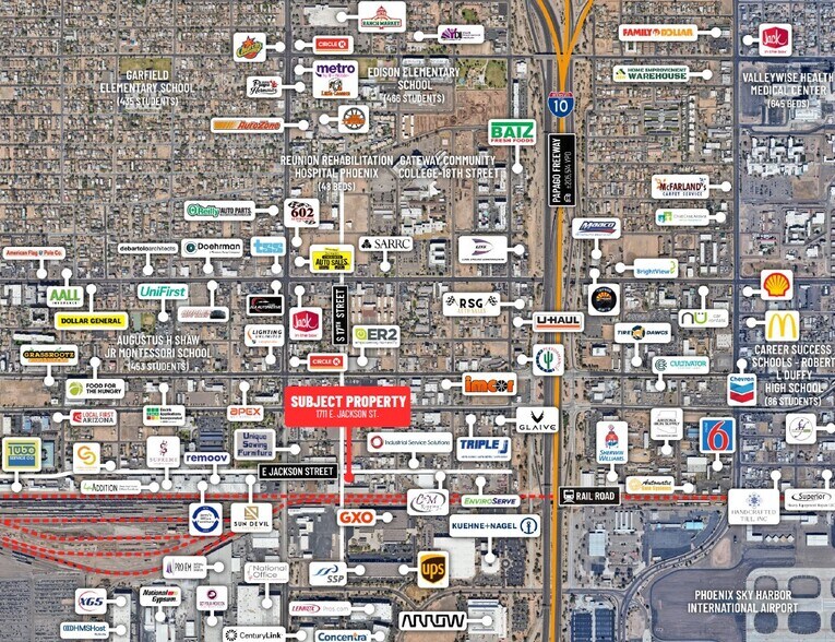 More Photos Of 1645-1711 E Jackson St, Phoenix Warehouse For Sale