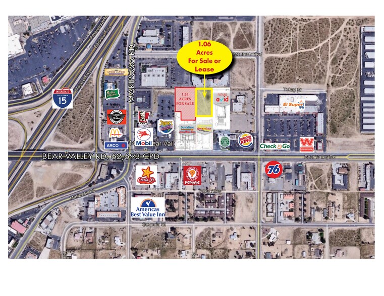 Primary Photo Of Bear Valley Rd & Mariposa Rd, Victorville Land For Lease