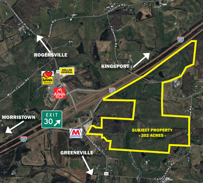 Primary Photo Of Flatwoods Road, Mosheim Land For Sale