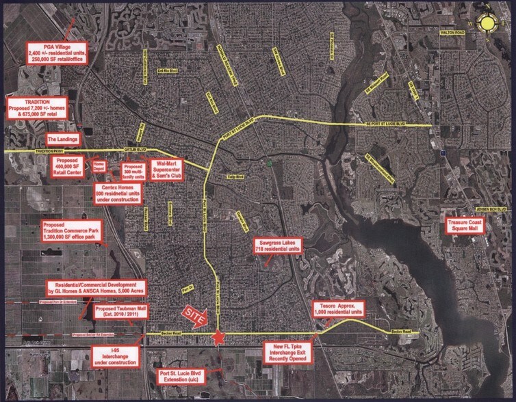 More Photos Of Becker Road & Port St. Lucie Blvd SW, Port Saint Lucie Land For Sale