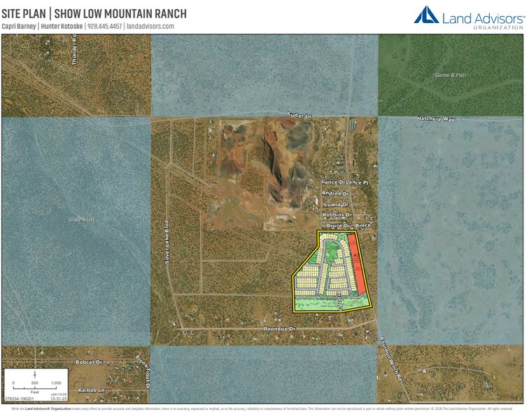 More Photos Of NNWC of Bourdon Ranch Road at Roundup Dr, Show Low Land For Sale