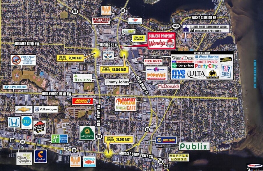 More Photos Of 145 Eglin Pky NE, Fort Walton Beach Fast Food For Sale