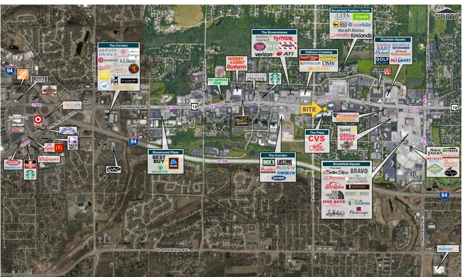 Bluemound Rd. & Calhoun Rd, Brookfield, WI 53005 - Retail For Lease ...