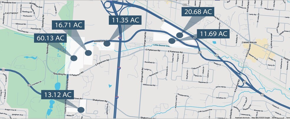 More Photos Of Shakertown Rd & County Line Rd, Dayton Land For Lease