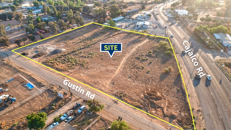 Primary Photo Of Cajalco Rd @ Gustin Rd, Perris Land For Sale