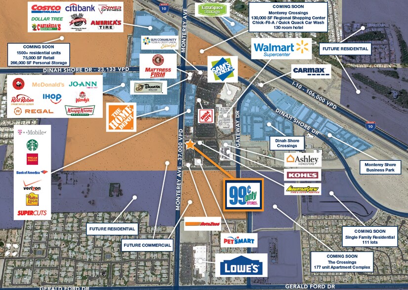 More Photos Of 34660 Monterey Ave, Palm Desert General Retail For Sale