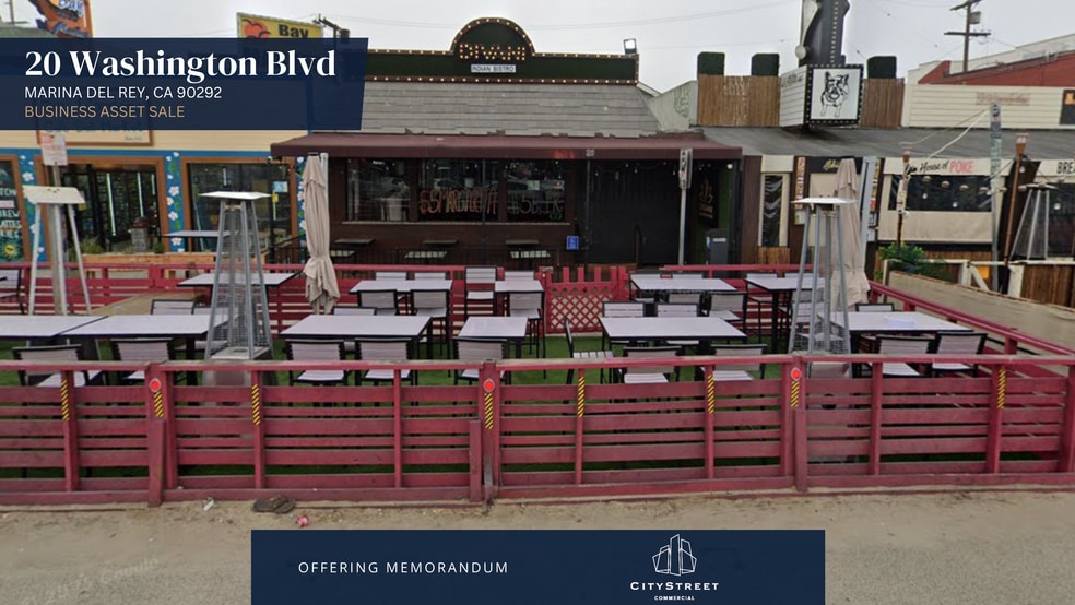 Primary Photo Of 20 Washington Blvd, Venice Restaurant For Lease