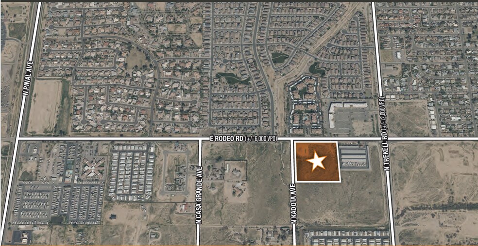 Primary Photo Of SEC of Kadota & Rodeo, Casa Grande Land For Sale