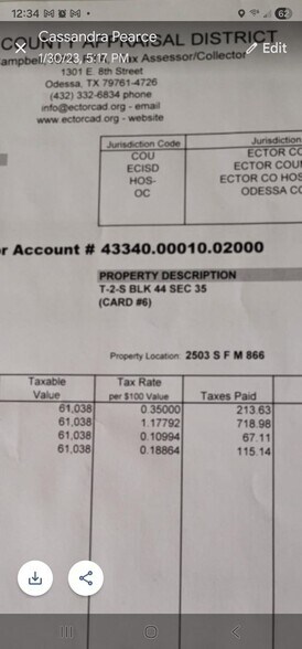 More Photos Of 2503 FM 866, Odessa Industrial For Sale