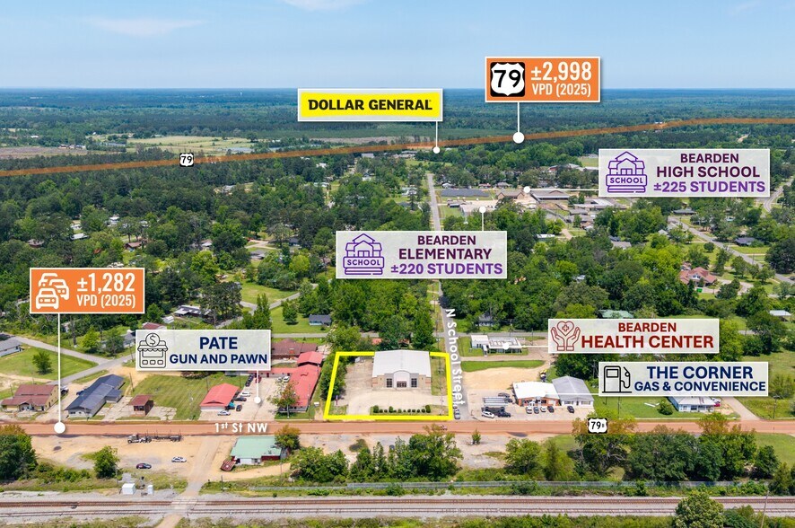 More Photos Of 145 N School St, Bearden Freestanding For Lease