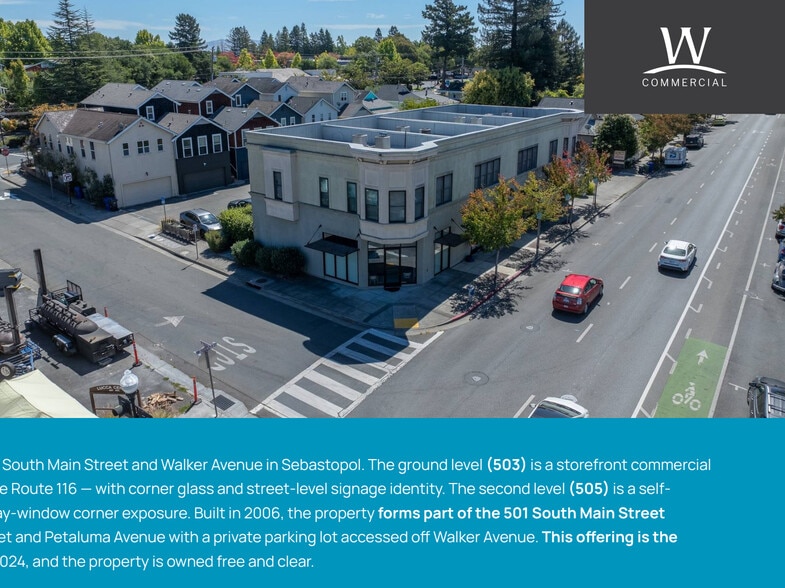 More Photos Of 503-515 S Main St, Sebastopol Storefront Retail Residential For Sale