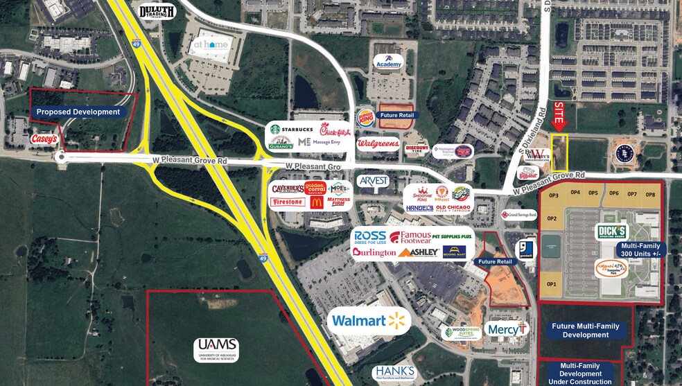 More Photos Of 1771 Pleasant Grove rd, Rogers General Retail For Lease