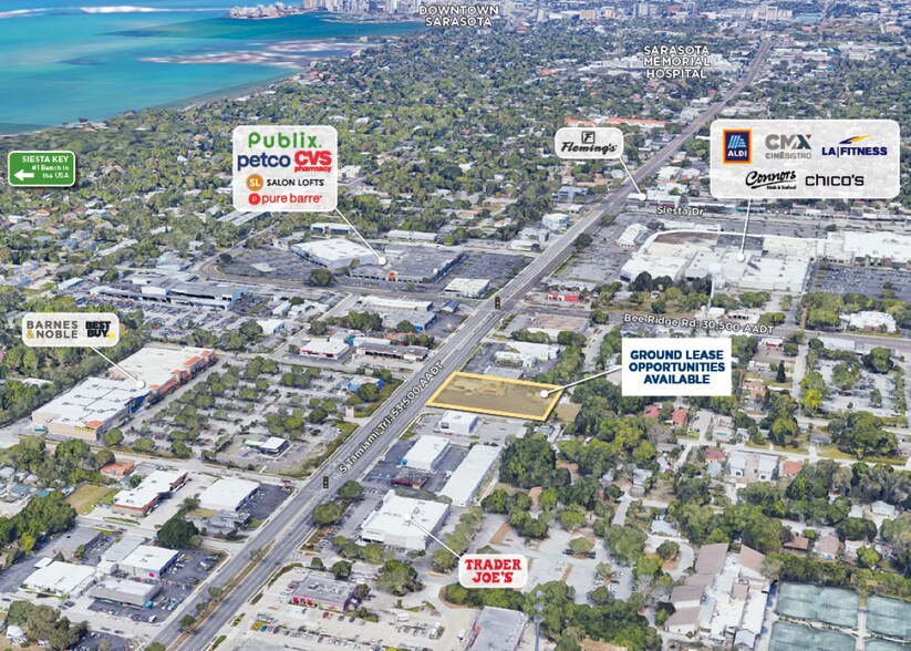 More Photos Of 4001 S Tamiami Trl, Sarasota Land For Lease