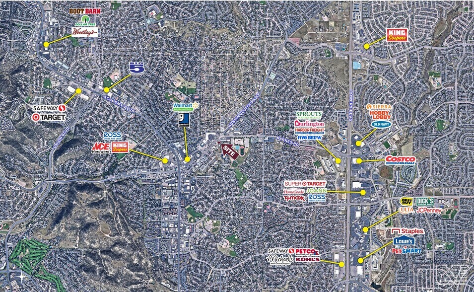 More Photos Of 4457 Austin Bluffs Pky, - LAND Land, Colorado Springs Land For Lease