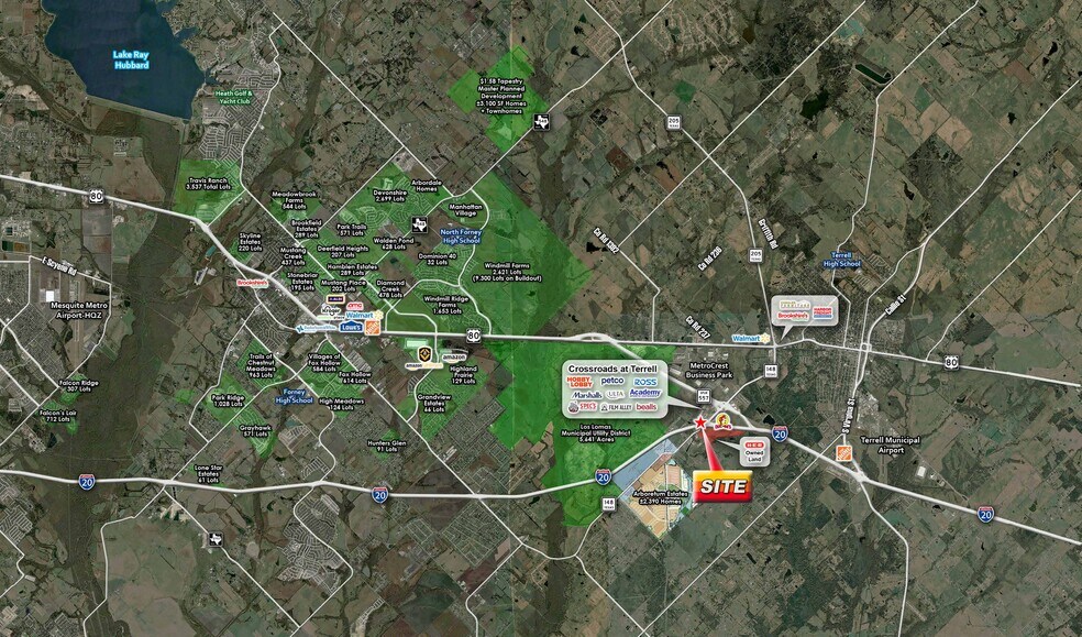 More Photos Of NWQ of I-20 & FM-148, Terrell Storefront For Lease