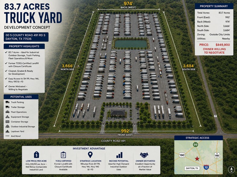 Primary Photo Of 0 CR 491, Dayton Land For Sale