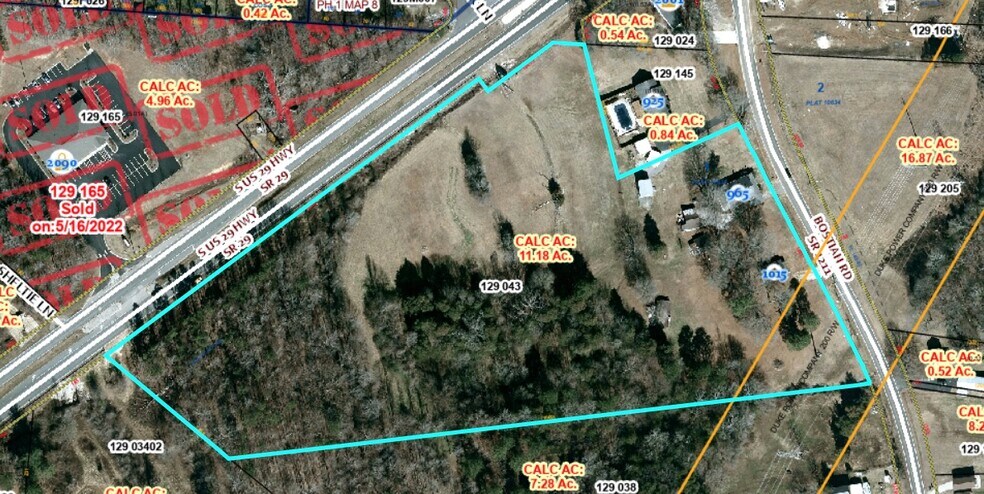 More Photos Of 925 Bostian Rd, China Grove Land For Sale