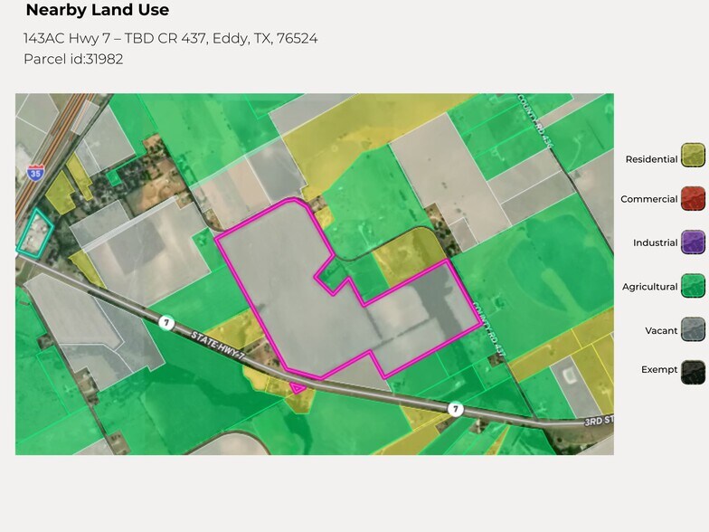 Primary Photo Of CR 437 Rd @ Hwy 7, Eddy Land For Lease
