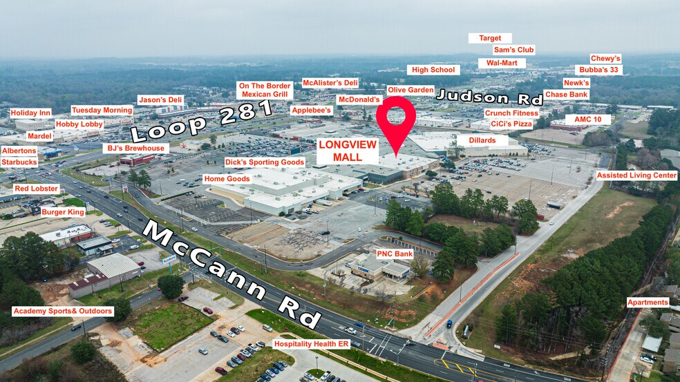 More Photos Of 3520 McCann Rd, Longview Department Store For Lease